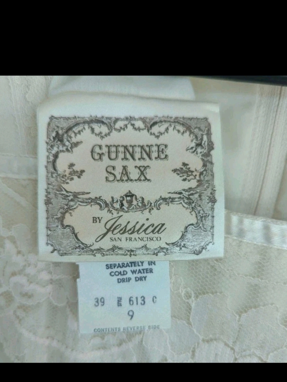 Vnt Gunne Sax Prairie Dress Juniors Sz 9 Cream Color Cottagecore Farm Country - Picture 7 of 13
